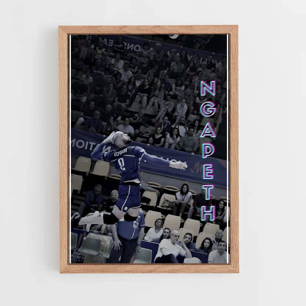 Poster L'As du Volley – affiche Volleyball (vue 4)